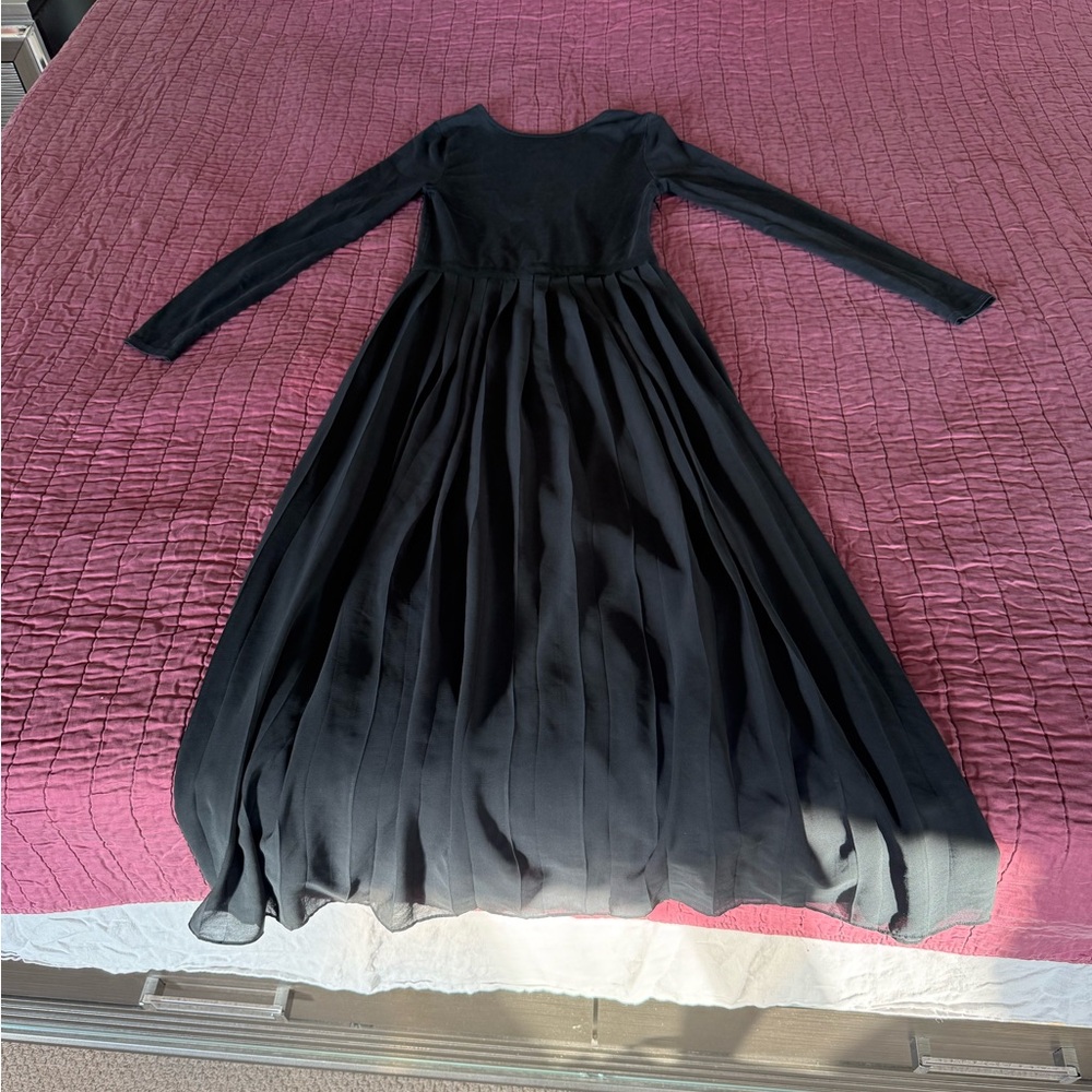 J. Crew Black Long Sleeve Dress